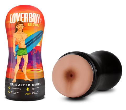 "Loverboy - the Surfer Dude - Self Lubricating Stroker - Beige  "