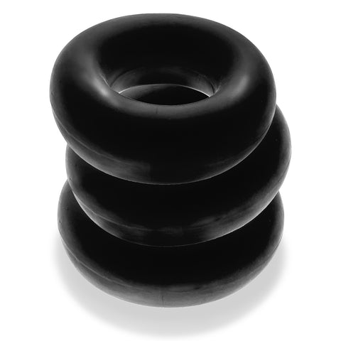 Fat Willy 3-Pack Jumbo Cockring - Black