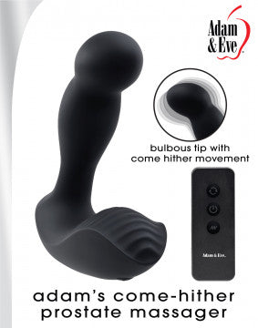 Adam's Come Hither Prostate Massager - Black
