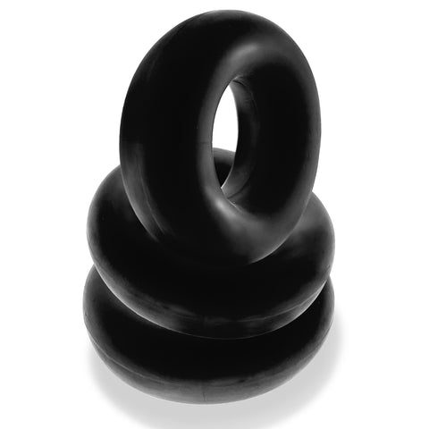 Fat Willy 3-Pack Jumbo Cockring - Black