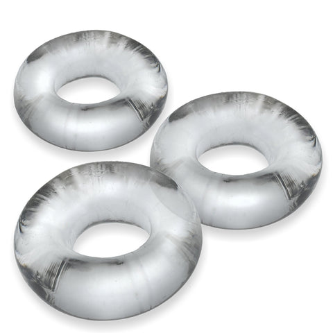 Fat Willy 3-Pack Jumbo Cockring - Clear