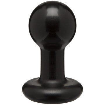 Round Butt Plug - Small - Black