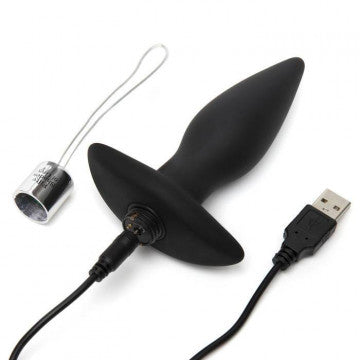 Fifty Shades Relentless Vibrations Remote Control Butt Plug