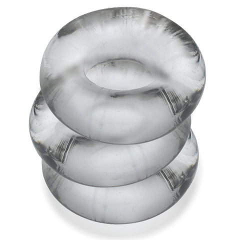Fat Willy 3-Pack Jumbo Cockring - Clear